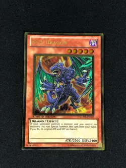 YUGIOH VICE DRAGON GLD3-EN002 GOLD PLAY/EDGEWARE - Image 1