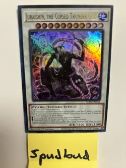 Juraishin, the Cursed Thunder God Ultra Rare ALIN-EN043 NM 1st Edition Yu-Gi-Oh! - Image 1