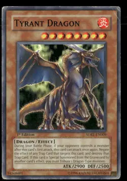 Tyrant Dragon Structure Deck: Rise of the Dragon Lords SDRL-EN009 Yugioh DMG - Image 1