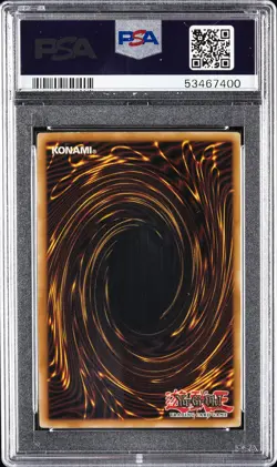 2004 YU-GI-OH! AST-ANCIENT SANCTUARY 1ST ED #105 CURSE OF ANUBIS PSA 7 - Image 2