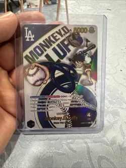 Monkey.D.Luffy (010) (Dodgers x ONE PIECE) EB02-010 One Piece Promo Card - Image 1
