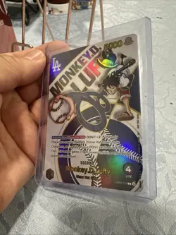 Monkey.D.Luffy (010) (Dodgers x ONE PIECE) EB02-010 One Piece Promo Card - Image 3