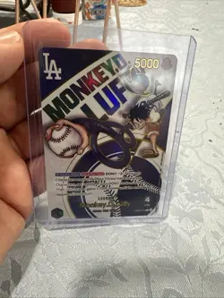Monkey.D.Luffy (010) (Dodgers x ONE PIECE) EB02-010 One Piece Promo Card - Image 4