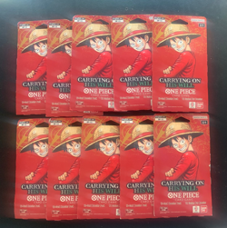 One Piece TCG OP-13 Carrying On His Will Factory Sealed 10 Booster Pack Lot #3 - Image 1