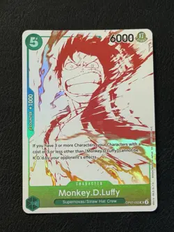 Monkey D. Luffy OP07-033 3rd Anniversary Treasure Campaign Pack One Piece Promo - Image 1