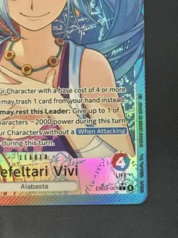 Nefeltari Vivi L* EB03-001 One Piece Heroines Edition Nm Authentic - Image 3