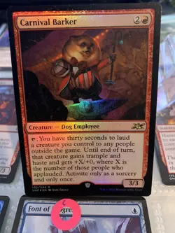 Carnival Barker - Foil x1 Magic the Gathering 1x Unfinity mtg card - Image 1