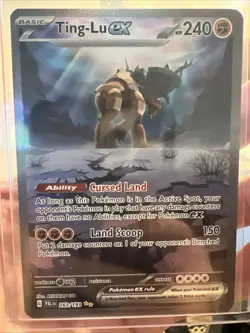 Pokemon TCG Ting-Lu EX Scarlet & Violet Paldea Evolved Holo Card 263/193 - Image 1