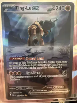 Pokemon TCG Ting-Lu EX Scarlet & Violet Paldea Evolved Holo Card 263/193 - Image 2