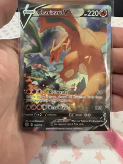 Pokemon TCG Charizard v Brilliant Stars Holo Ultra Rare Card 154/172 NM - Image 3