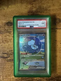 2024 Pokemon Mew ex PAF Special Illustration Rare Card PSA Mint 9 #232 - Image 1