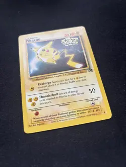 Pikachu 4 PROMO First Movie RARE Pokemon Cards WOTC TCG: Base Set 1999 Electric - Image 2