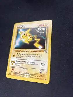 Pikachu 4 PROMO First Movie RARE Pokemon Cards WOTC TCG: Base Set 1999 Electric - Image 3