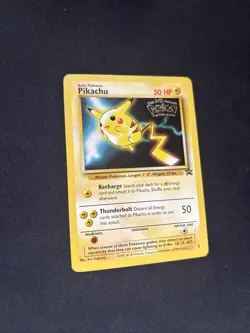 Pikachu 4 PROMO First Movie RARE Pokemon Cards WOTC TCG: Base Set 1999 Electric - Image 4