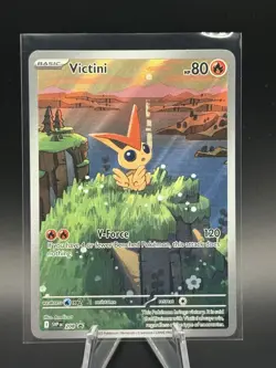 Pokemon TCG Victini Black Bolt & White Flare Promo Card Illustration SVP208 - Image 1