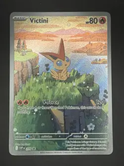 Pokemon TCG Victini Black Bolt & White Flare Promo Card Illustration SVP208 - Image 2
