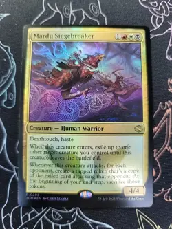 Mardu Siegebreaker - 206 Tarkir: Dragonstorm Foil Magic The Gathering Tcg - Image 1