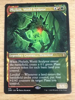 MTG - Phylath, World Sculptor - Showcase - Zendikar Rising - , English Magic LP - Image 1