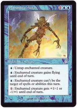 PEMMIN'S AURA X1 SCOURGE MAGIC MTG LIGHT PLAY (LP) 2003 - Image 1