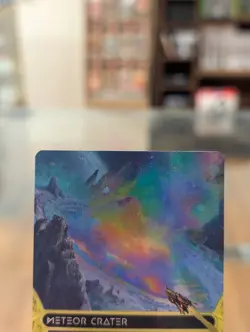 Meteor Crater - #116 (Borderless) (Galaxy Foil) Edge of Eternities Free Ship! - Image 2