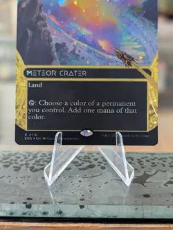 Meteor Crater - #116 (Borderless) (Galaxy Foil) Edge of Eternities Free Ship! - Image 3