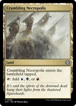 Crumbling Necropolis [The Lost Caverns of Ixalan Commander] Magic MTG - Image 1