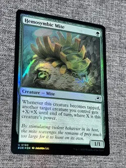 Hemosymbic Mite - 0190 - MTG: Edge of Eternities - Uncommon - FOIL NM - Image 1