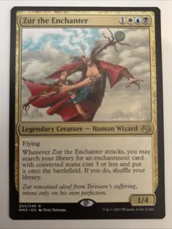 MTG Modern Masters 2017 Zur the Enchanter 204/249 LP Rare - Image 1