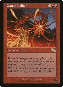 Crater Hellion [Urza's Saga] Magic MTG - Image 1