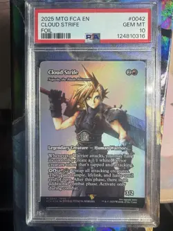 Cloud Strife PSA 10 (Foil) Najeela the Blade-Blossom #42 MTG Final Fantasy - Image 1