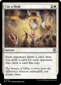 Cut a Deal [Bloomburrow Commander] Magic MTG - Image 1