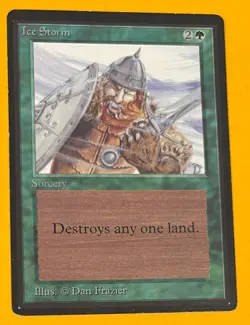 MTG ICE STORM Beta (OldManMTG 007-749) - Image 1