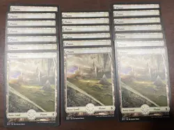 Lot of 20x Plains #253 - Proce Art - BFZ Battle for Zen- MTG Magic NM FULL ART - Image 1