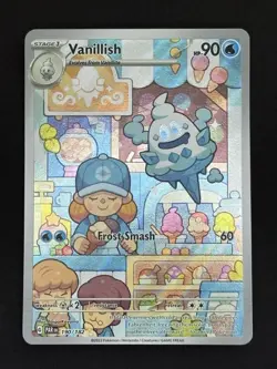 Pokemon TCG Vanillish Illustration Rare - 190/182 - SV04: Paradox Rift Near Mint - Image 1