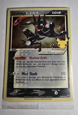Sealed Greninja Gold Star SWSH144 Pokemon Celebrations Sealed Promo - Image 1