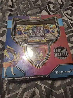 Pokemon TCG: Zacian V League Battle Deck Trading Card Games 820650807978 - Image 1