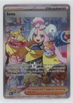 Iono Special Illustration Rare Pokemon SV02: Paldea Evolved #269 - Image 1