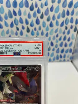 2025 POKEMON JTG EN-JOURNEY TOGETHER ILLUSTRATION RARE #185 N'S ZOROARK EX PSA 9 - Image 5