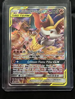 Charizard & Braixen GX SM230 Promo Pokemon Sun & Moon Tag Team MP Sun & Moon Era - Image 4