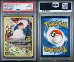 PSA 10 2022 POKEMON SWORD & SHIELD LOST ORIGIN #TG10 FULL ART/SNORLAX - Image 3