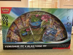 Venusaur ex Blastoise ex Premium Collection GameStop Exclusive - Pokemon TCG - Image 1
