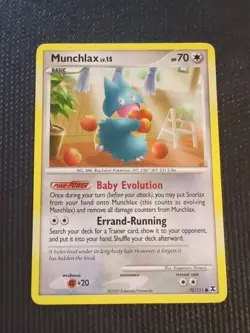 Pokemon TCG Munchlax Rising Rivals 70/111 Regular Common - Image 1