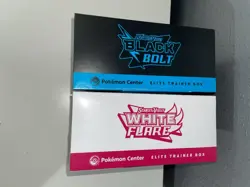 Pokemon Center Black Bolt and White Flare ETB Pokemon TCG - Factory Sealed - Image 5