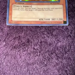 Yugioh Armored Bee Super Rare 1st Edition PRC1-EN007 MP - Image 3