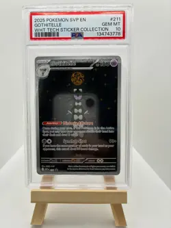 2025 POKEMON SVP EN-SV BLACK STAR PROMO GOTHITELLE #211 PSA 10 - Image 1