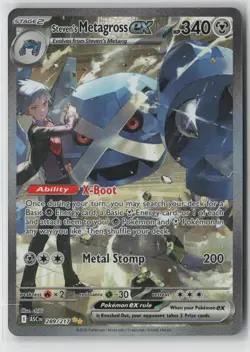 Pokemon Steven's Metagross ex #289/217 ME: Ascended Heroes Near Mint or Better - Image 1