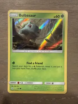 Pokemon TCG - Bulbasaur (Holo Common) Holo Common Detective Pikachu 1/18 -LP - Image 1