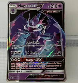 Pokemon TCG Naganadel GX SM125 SM Promo Holo Stage 1 210HP Eng Ultra Beast - Image 1