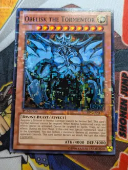 Yugioh! Obelisk the Tormentor - BP02-EN125 - Mosaic Rare - 1st Edition NM - Image 1