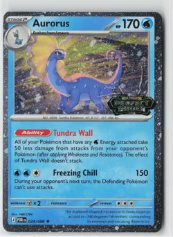 AURORUS (PERFECT ORDER STAMPED) 024/088 HOLO PROMO POKEMON NM - Image 1